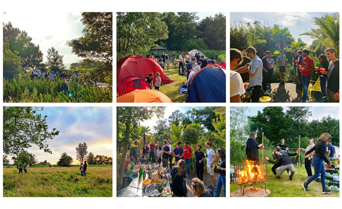 DELVA landscape architecture urbanism Amsterdam Summer BBQ Camping collage