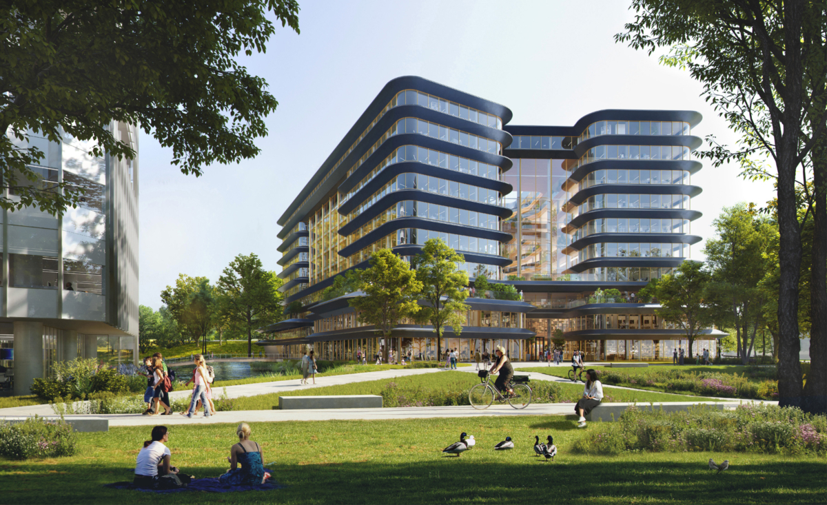 IBM Think District Amsterdam DELVA Landscape Architecture Urbanism Riekerpolder Powerhouse Company Red Company