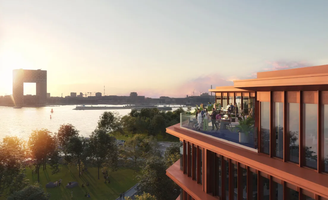 This Amsterdam Steven Delva Landschaparchitectuur Landscape Architecture Urbanism Red Company Powerhouse DW property Proloog binnentuin park ij