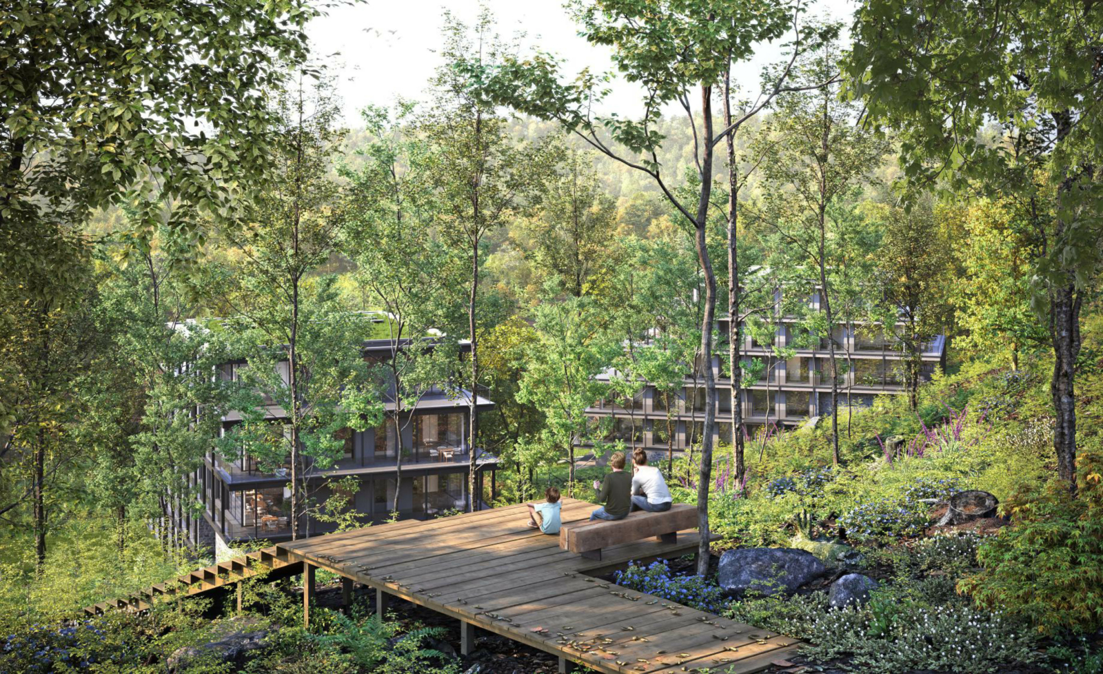 DELVA landscape architecture urbanism steven amsterdam antwerpen belgium forest durbuy woodland forestation residence gallery
