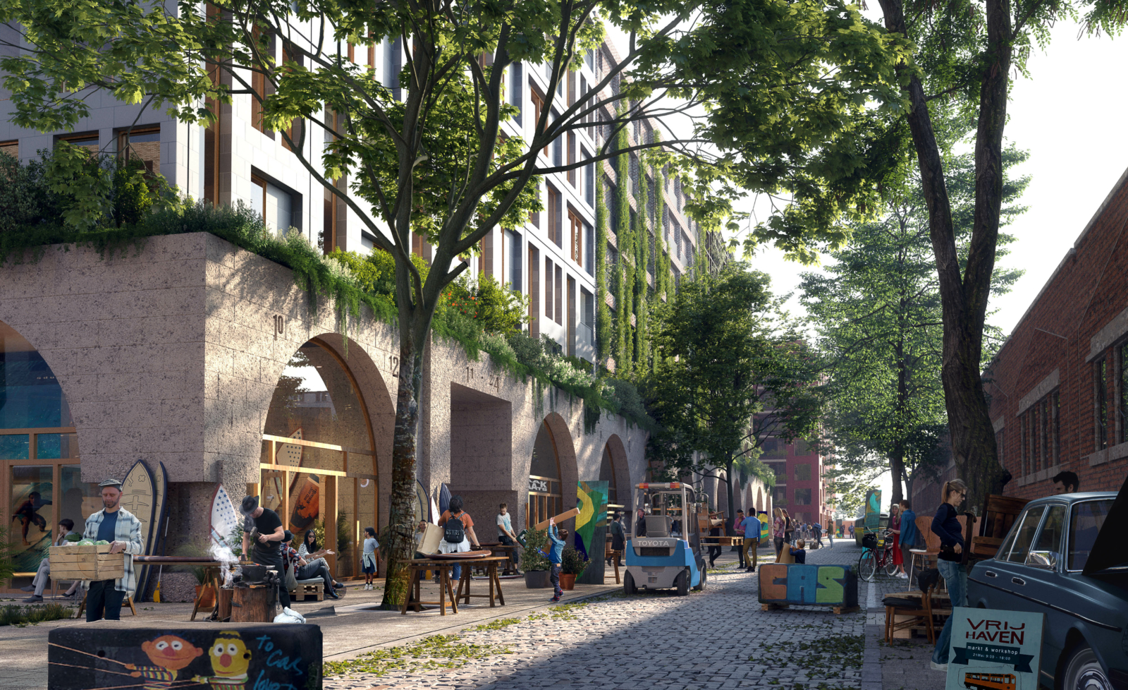 DELVA landscape architecture urbanism amsterdam antwerpen havenstraat vrijhaven steven tramremise gallery4